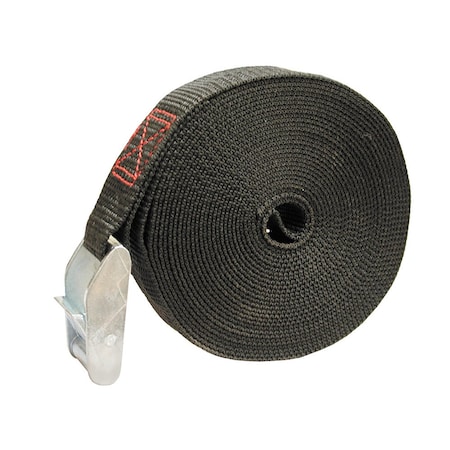 Jones Stephens 1in. x 2ft Cam Strap, Black S20100